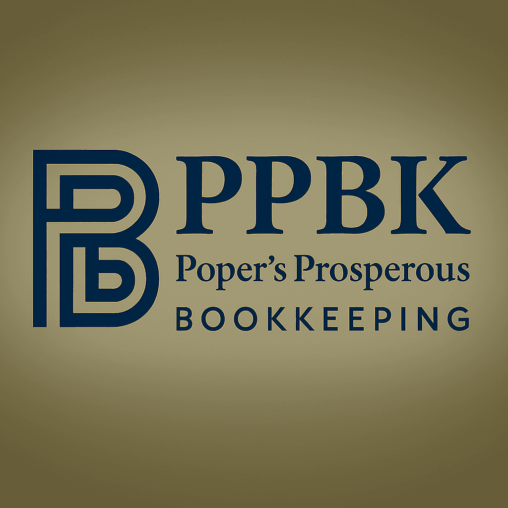 Poper's Prosperous Bookkeeping Logo